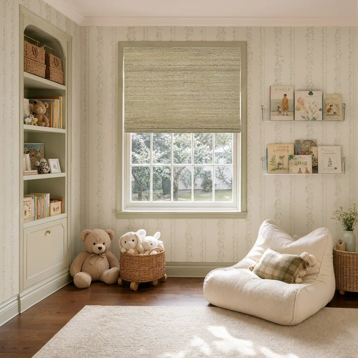 Rae Natural Ramie Jute Woven Wood Shades - Series W