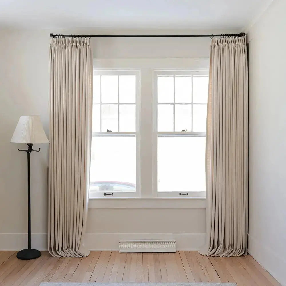 Isabella Heavyweight Cotton Pleated Curtains