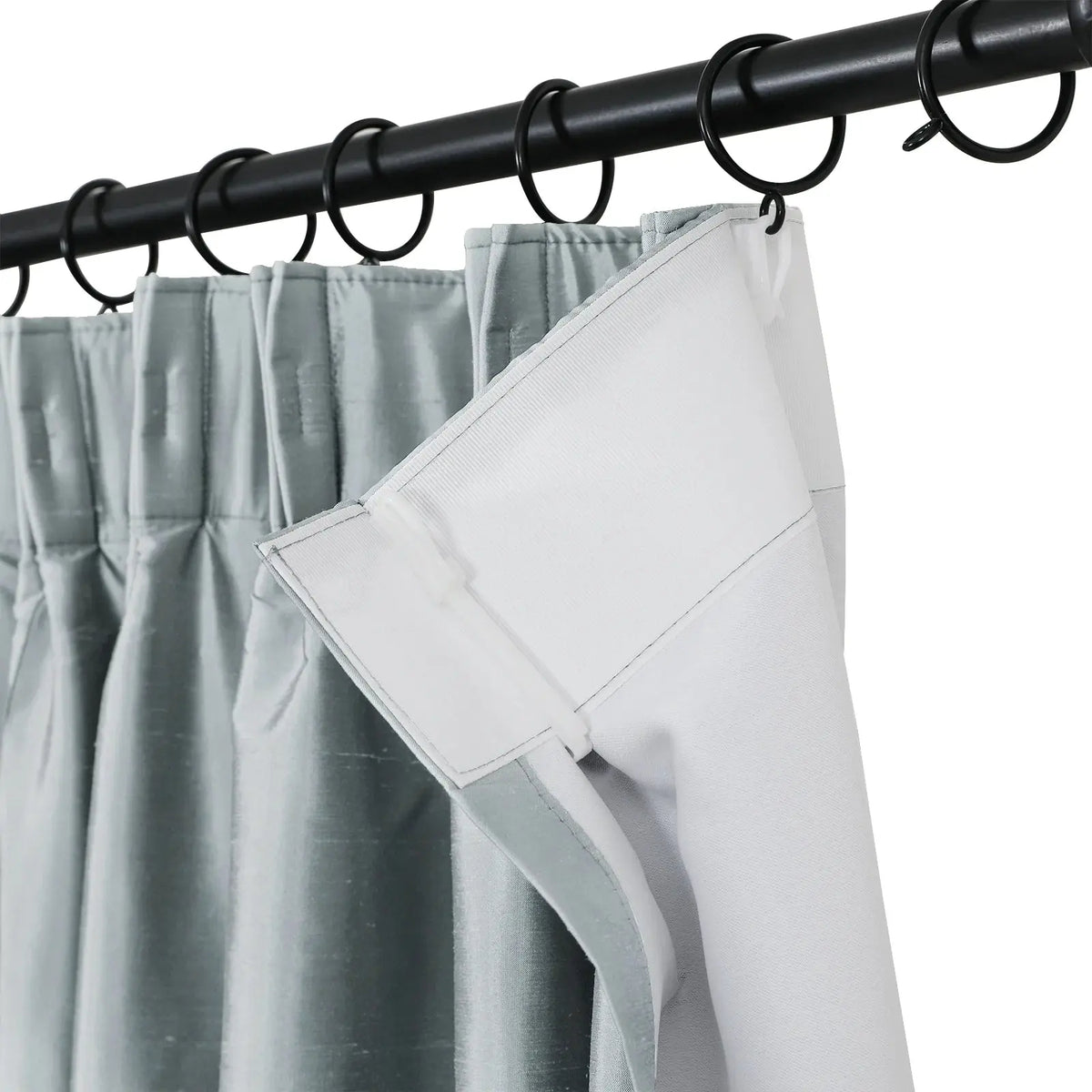 Selman Dupioni Silk Pleated Curtain