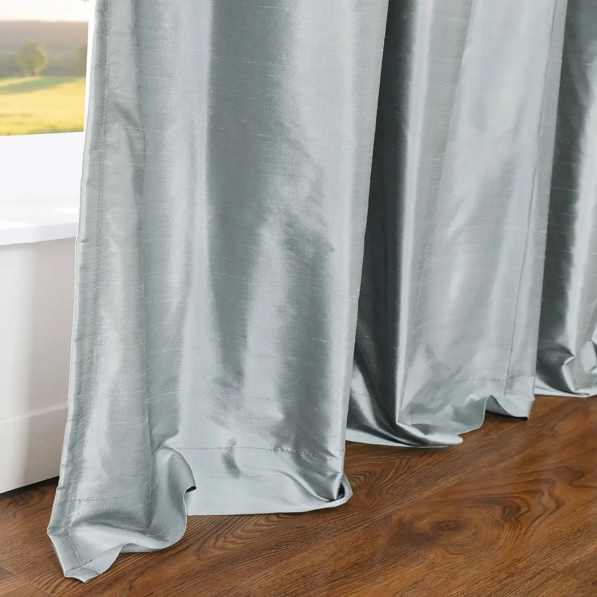 Selman Dupioni Silk Pleated Curtain
