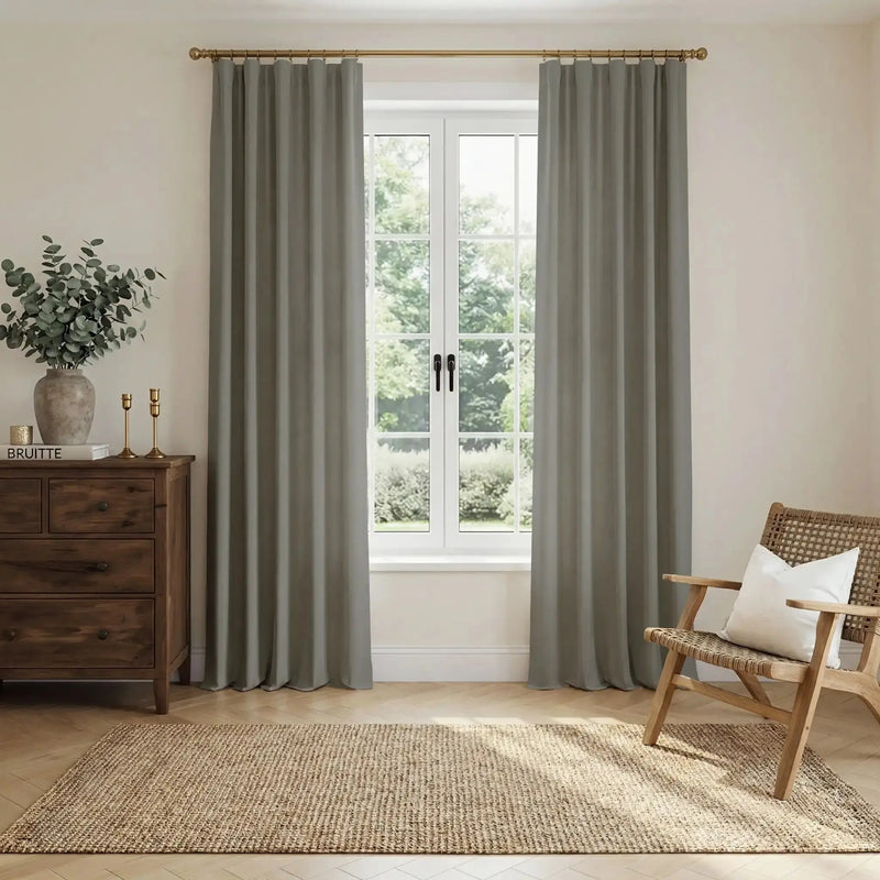 Liz Linen Soft Top Curtains