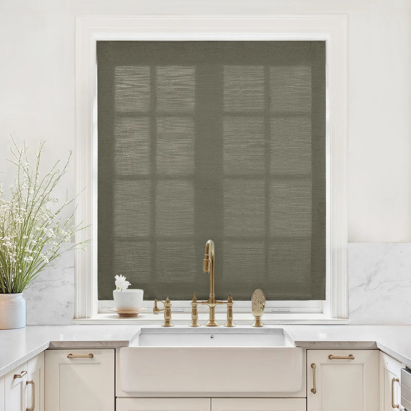 Liz Linen Relaxed Roman Blind Cord Lift