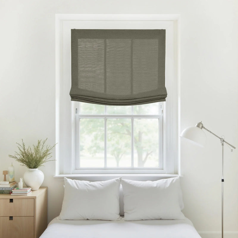 Liz Linen Relaxed Roman Blind Cord Lift