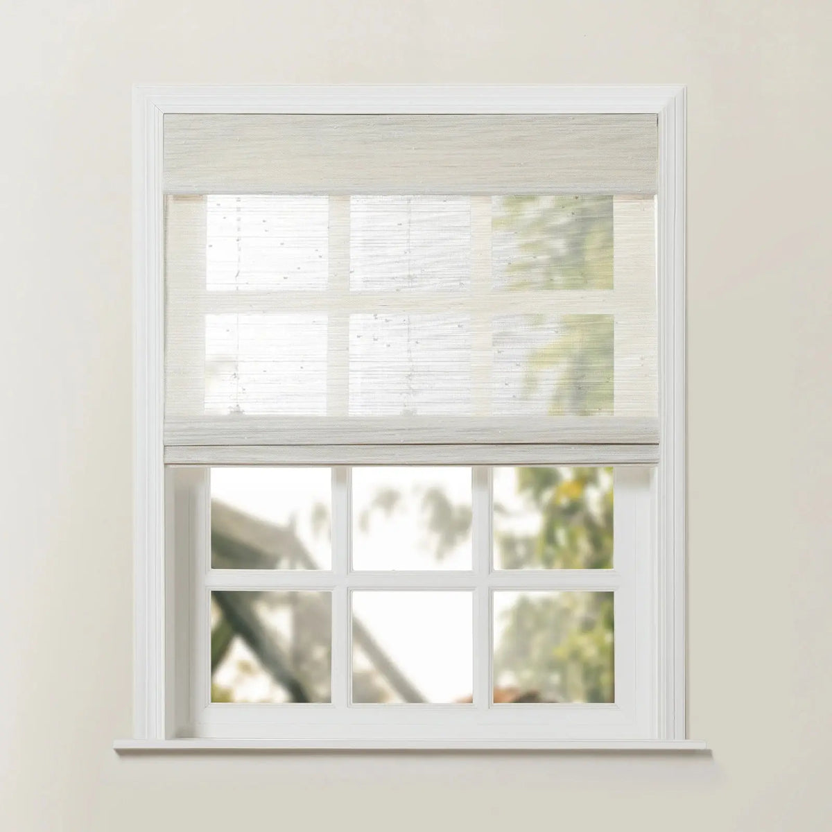 Rae Natural Ramie Jute Woven Wood Blinds - Series D