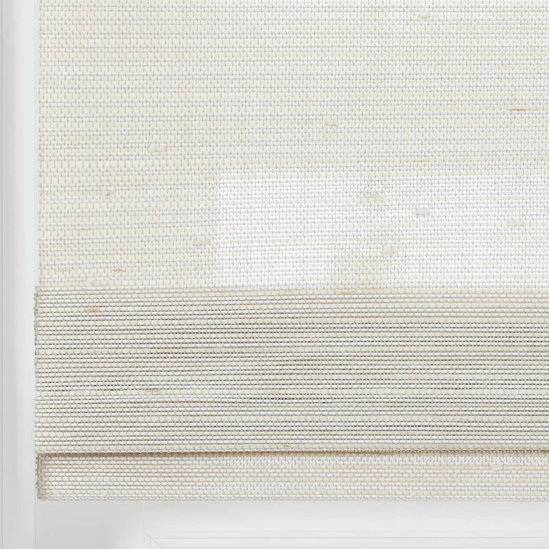 Rae Natural Ramie Jute Woven Wood Blinds - Series D