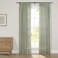 Britt Bengoechea x TWOPAGES Cottage Floral Printed Linen Cotton Pleated Curtains