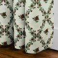 Britt Bengoechea x TWOPAGES Cottage Floral Printed Linen Cotton Pleated Curtains