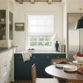 Rae Natural Ramie Flax Woven Wood Blinds - Series C