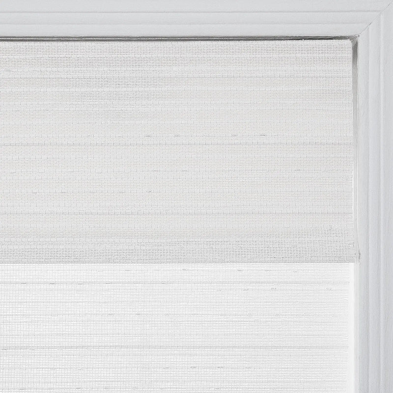 Rae Natural Ramie Flax Woven Wood Blinds - Series C