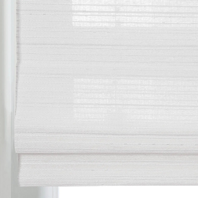 Rae Natural Ramie Flax Woven Wood Blinds - Series C