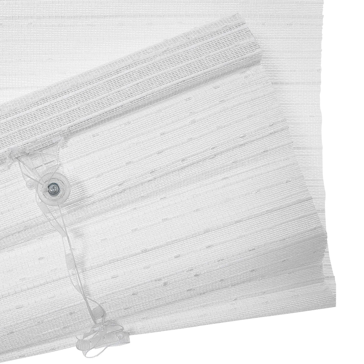 Rae Natural Ramie Flax Woven Wood Blinds - Series C