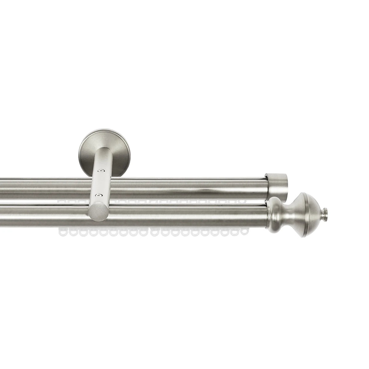 Cato Double Decorative Traverse Curtain Rod