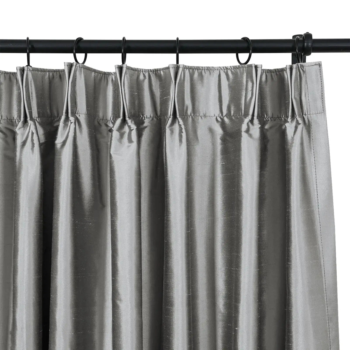 Selman Dupioni Silk Pleated Curtain