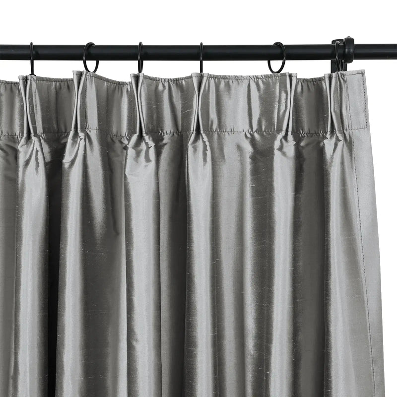 Selman Dupioni Silk Pleated Curtain