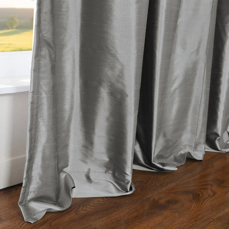 Selman Dupioni Silk Pleated Curtain