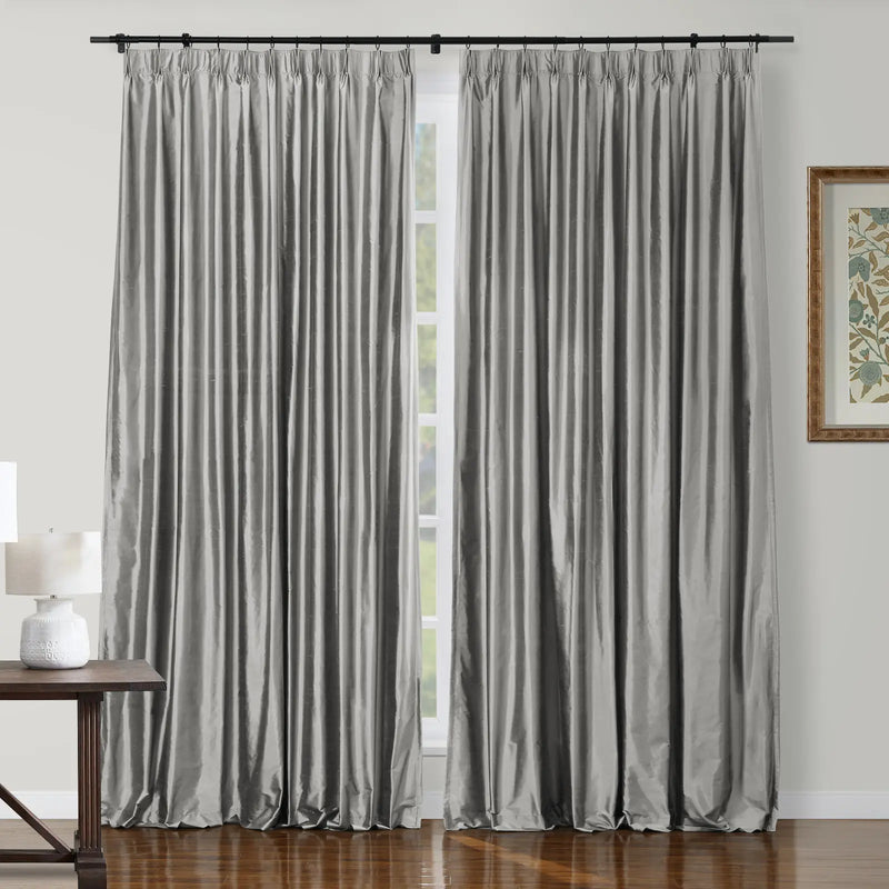 Selman Dupioni Silk Pleated Curtain