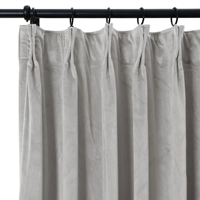 Birkin Velvet Pleated Curtains
