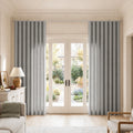 Birkin Velvet S-fold Curtains with Belt Hook - Cato Traverse Rod