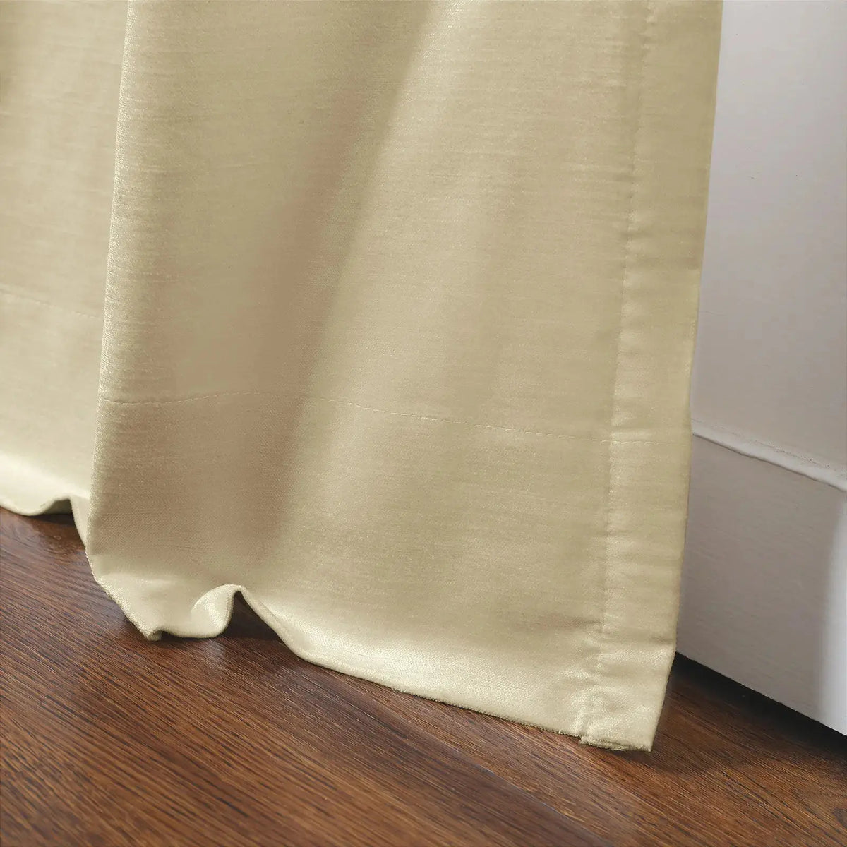 Veda Lustrous Cotton Velvet Pleated Curtains