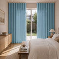 Birkin Velvet S-fold Curtains with Snap Tape - Lora Track