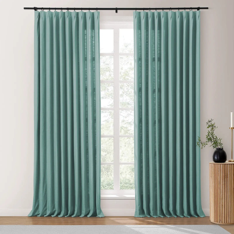 Isabella Heavyweight Cotton Pleated Curtains