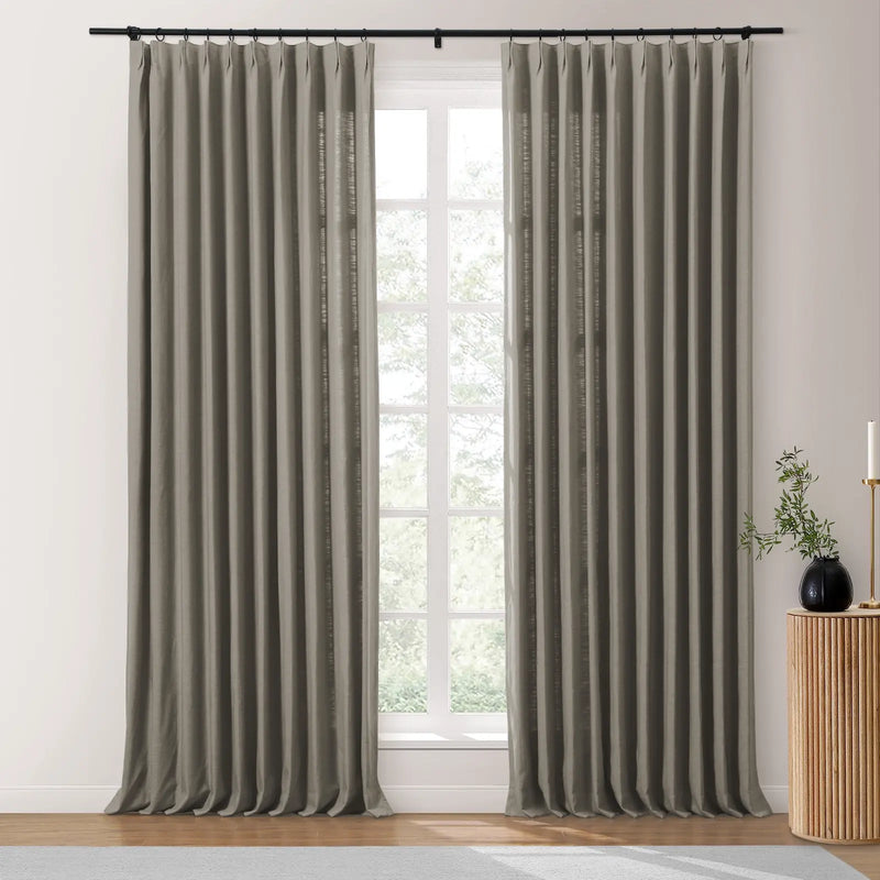 Isabella Heavyweight Cotton Pleated Curtains