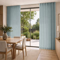 Isabella Cotton S-fold Curtains with Belt Hook - Leo Track