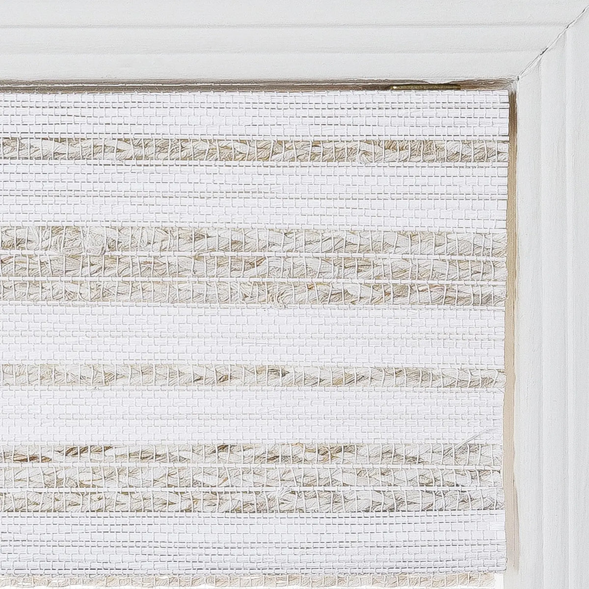 Rae Natural Ramie Flax Woven Wood Blinds - Series C