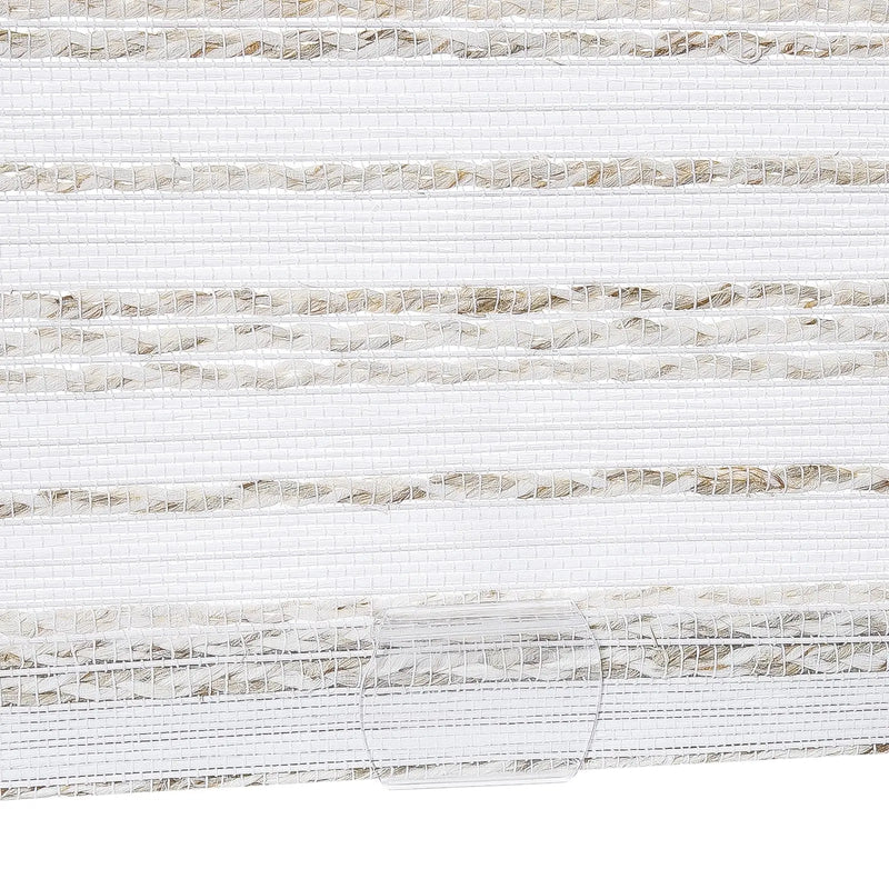Rae Natural Ramie Flax Woven Wood Blinds - Series C
