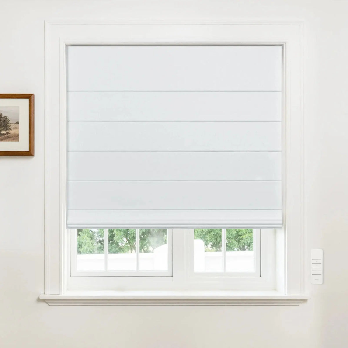 Alvin Motorised Waterproof Blockout Roman Blind