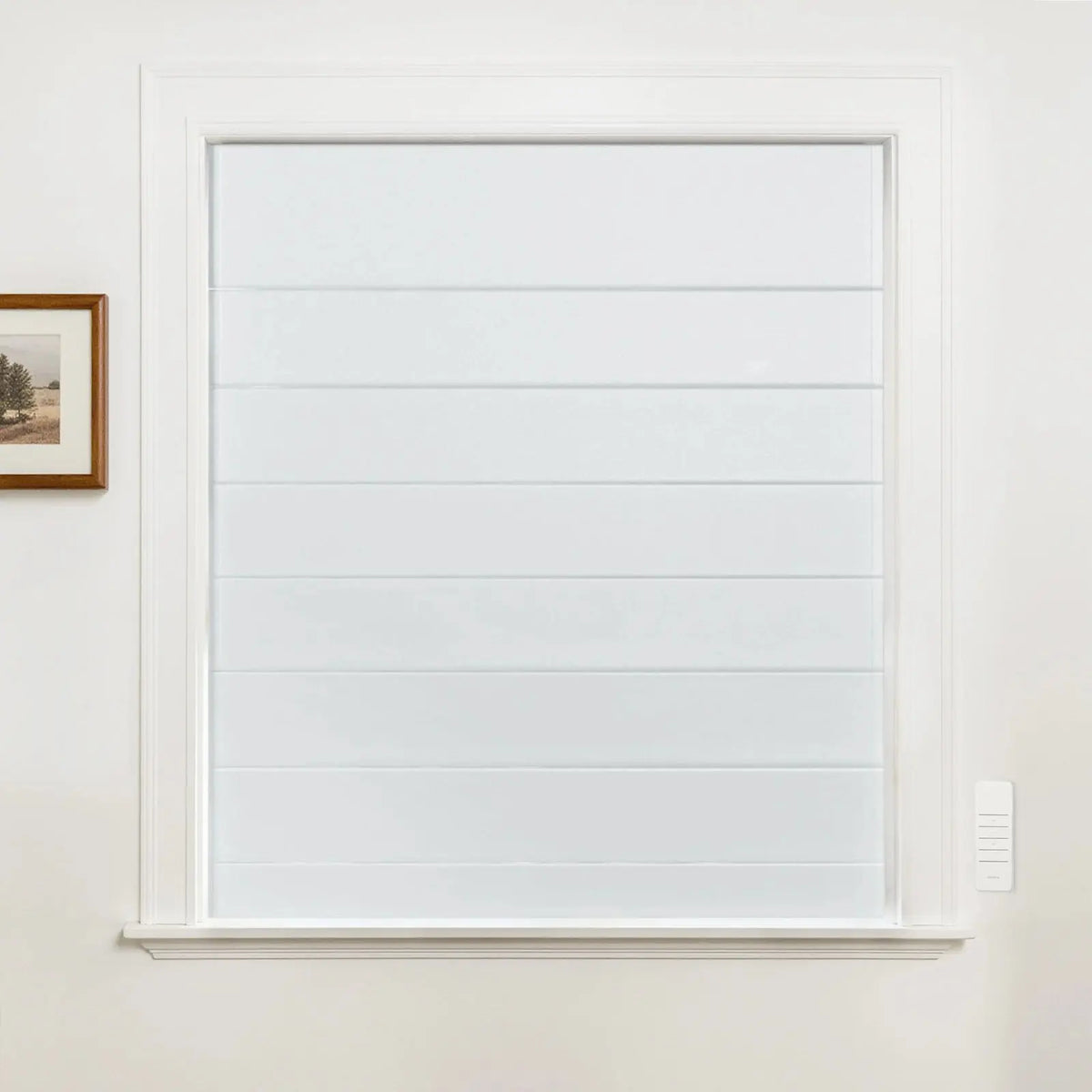 Alvin Motorised Waterproof Blockout Roman Blind