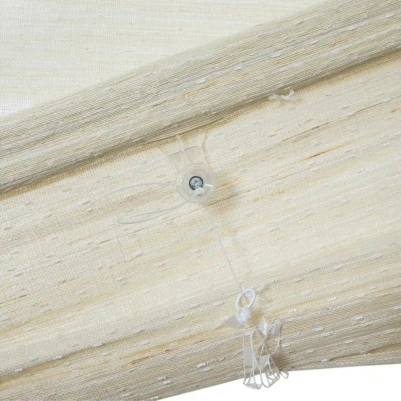 Rae Natural Ramie Jute Woven Wood Blinds - Series M