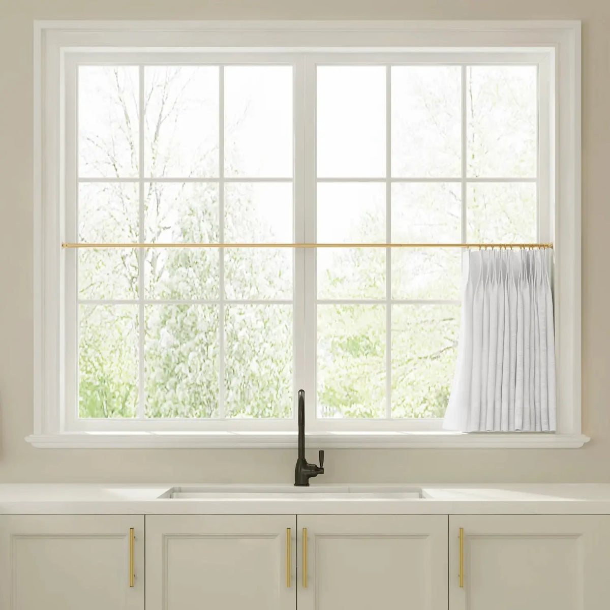 Liz Linen Cafe Curtains