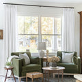 Liz Linen Pleated Curtains