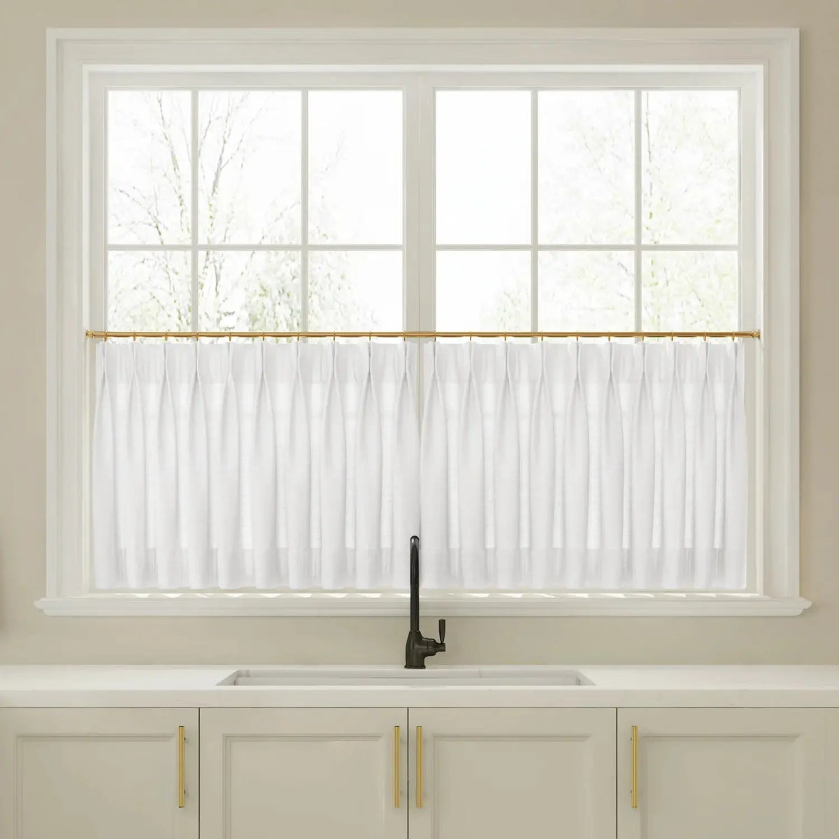 Liz Linen Cafe Curtains