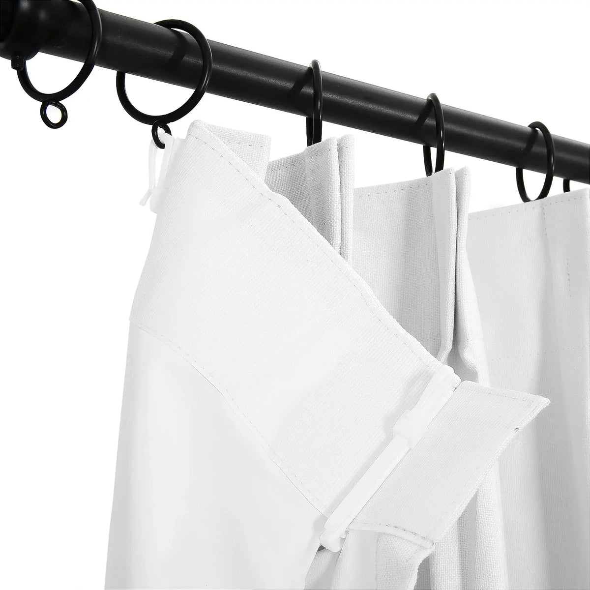 Lila Blockout Pleated Curtains