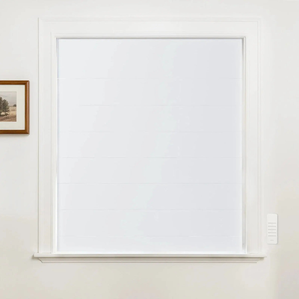 Alvin Motorised Blockout Boutique Roman Blind