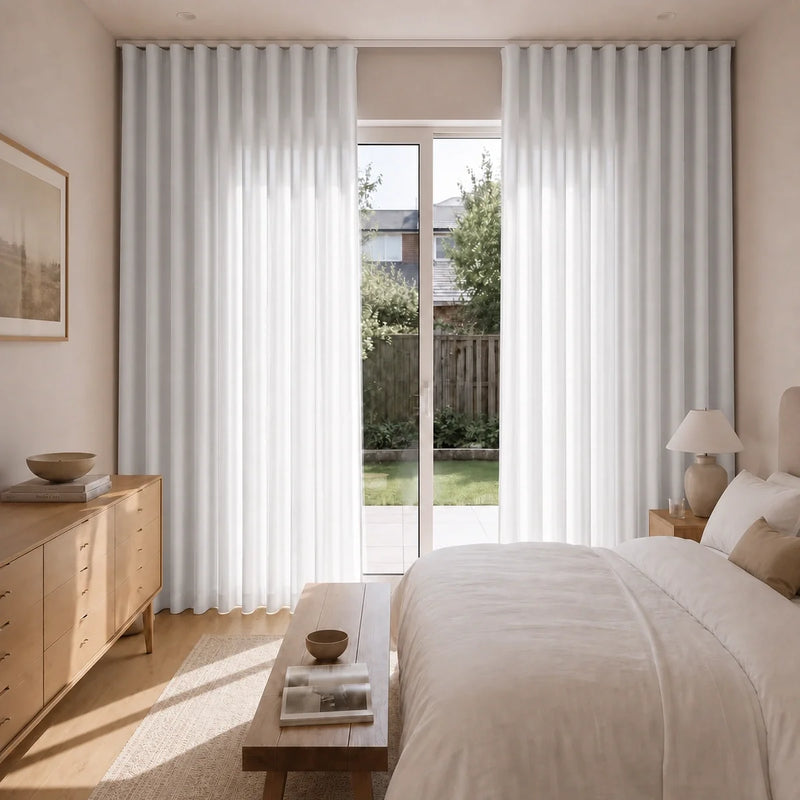 Birkin Velvet S-fold Curtains with Belt Hook - Lora Track