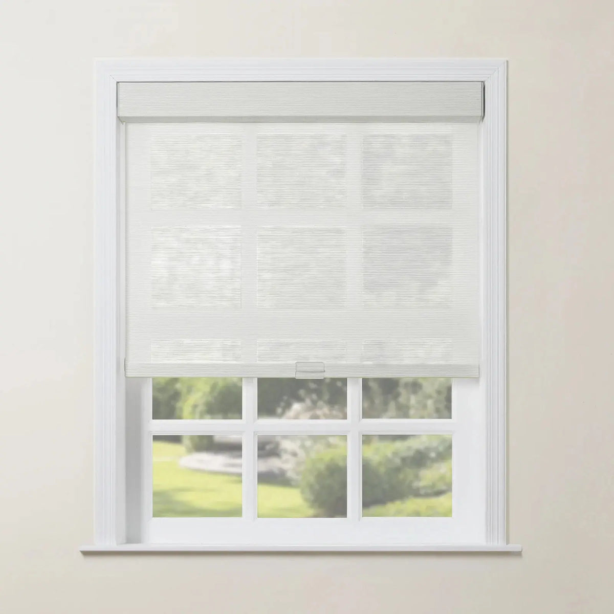Rae Natural Jute Woven Wood Roller Blinds Cordless
