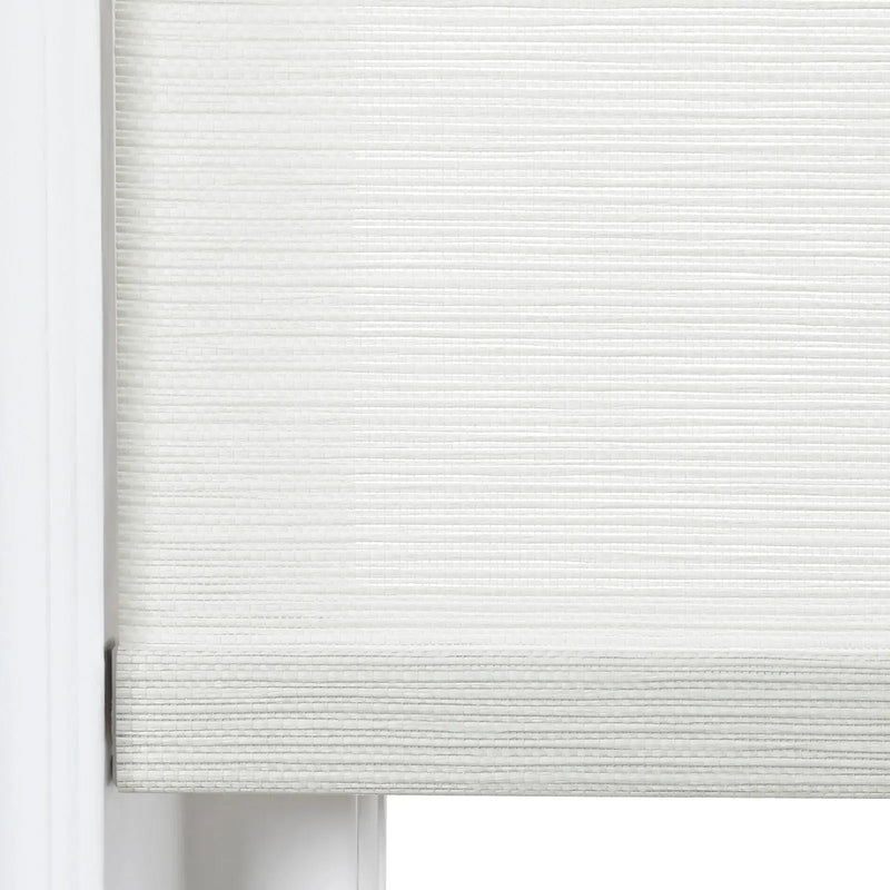 Rae Natural Jute Woven Wood Roller Blinds Cordless