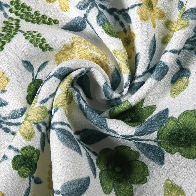 Holly Botanical Boho Pleated Curtains