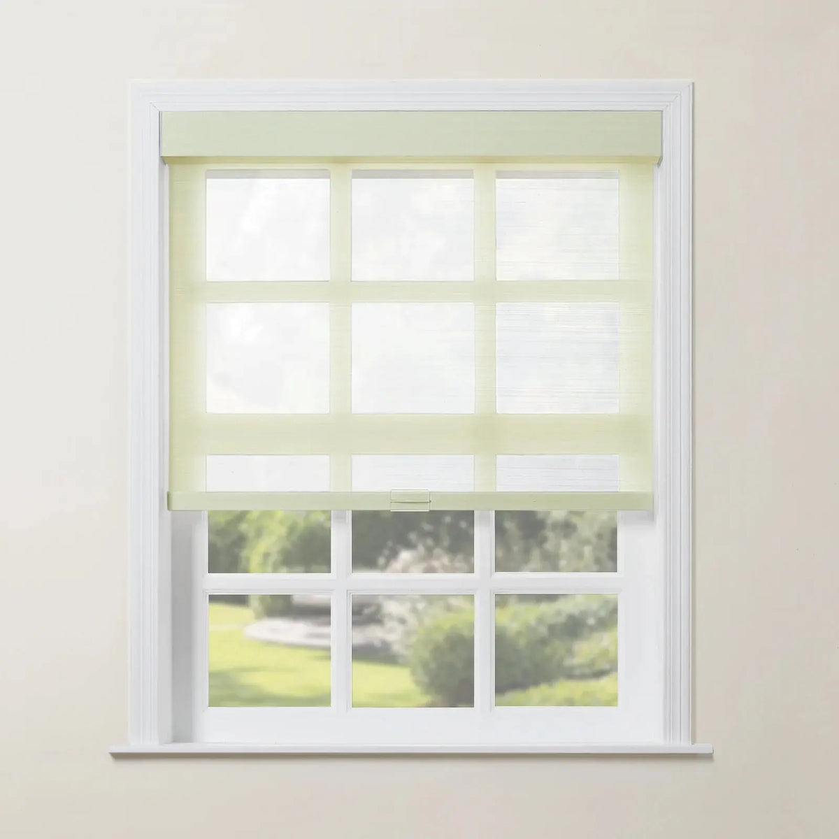 Rae Natural Jute Woven Wood Roller Blinds Cordless