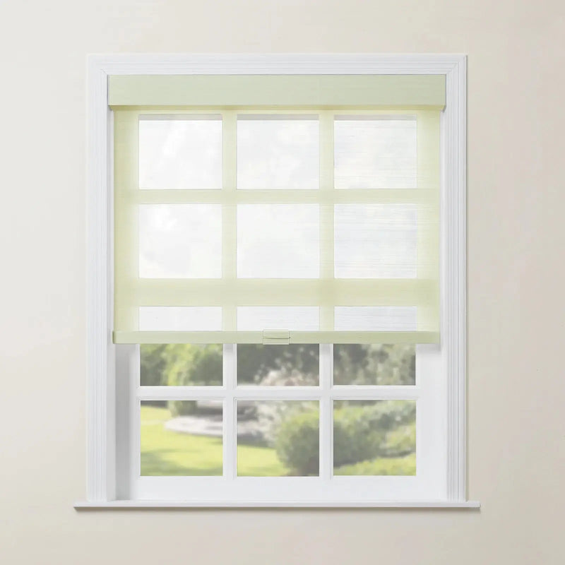 Rae Natural Jute Woven Wood Roller Blinds Cordless