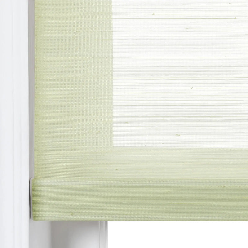 Rae Natural Jute Woven Wood Roller Blinds Cordless