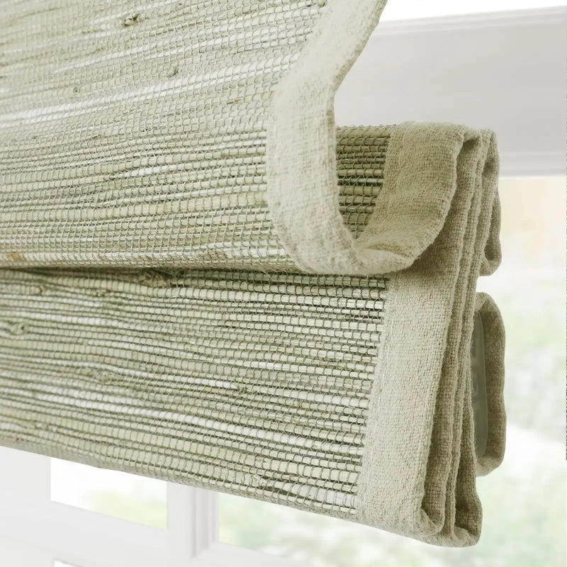 Rae Natural Ramie Bamboo Woven Blinds - Series P