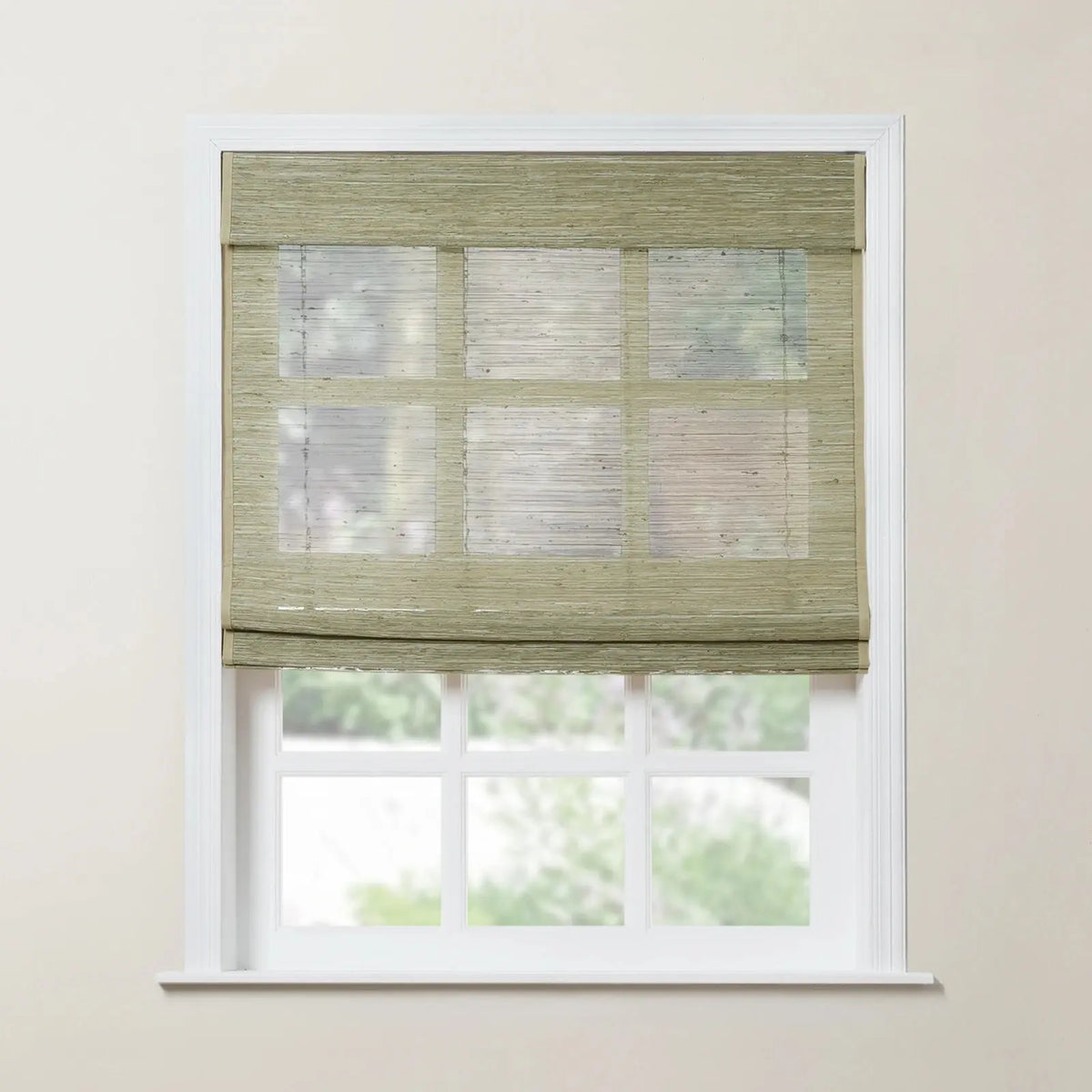 Rae Natural Ramie Bamboo Woven Blinds - Series P