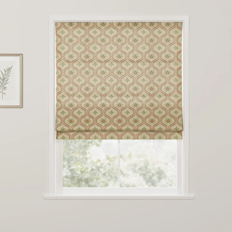 Sabrina Ramkhelawan x TWOPAGES Canyon Grove Cotton Roman Blind Cordless
