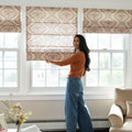 Sabrina Ramkhelawan x TWOPAGES Canyon Grove Cotton Roman Blind Cordless