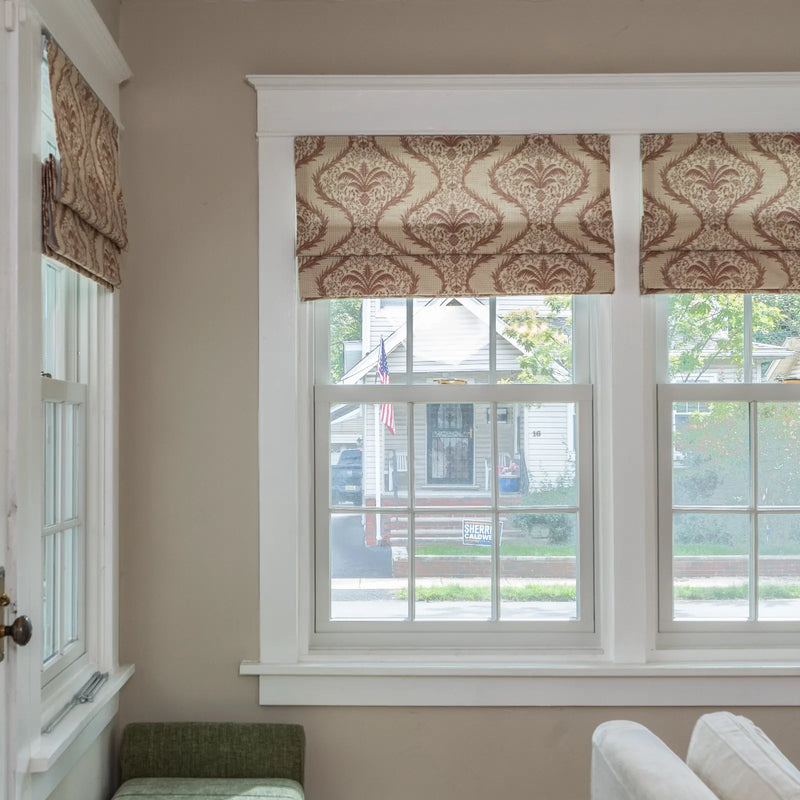 Sabrina Ramkhelawan x TWOPAGES Canyon Grove Cotton Roman Blind Cordless
