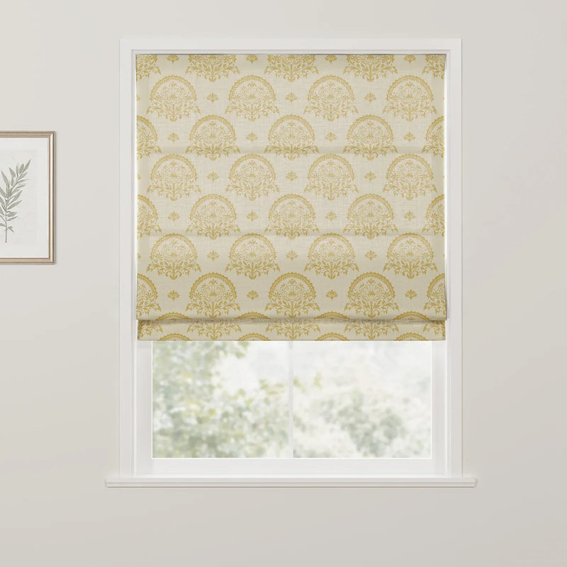 Sabrina Ramkhelawan x TWOPAGES Canyon Grove Cotton Roman Blind Cordless